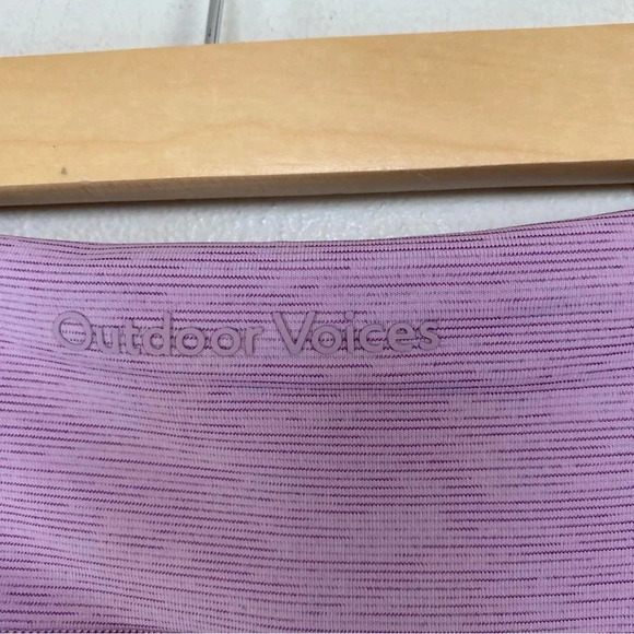 Outdoor Voices Women Purple Tech Sweat Pull On Stretchable Yoga Leggings S - Picture 6 of 13